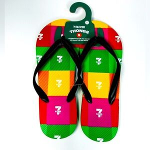 7-Eleven Flip Flops Women’s Size 8/9 Mens Size 7/8 New with Tags